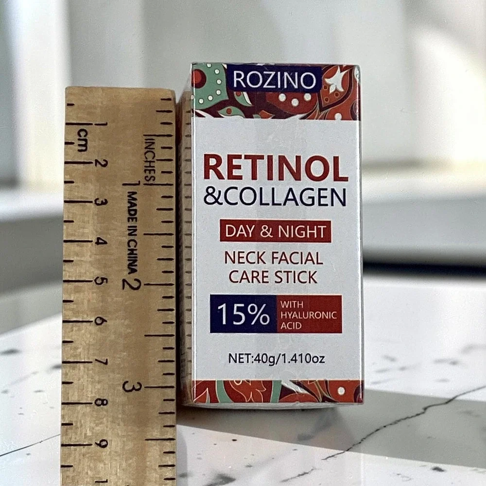 Rozino Retinol & Collagen Neck Facial Care Stick 15% Hyaluronic Acid 40g